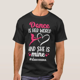 Tanz-Oma einer Tänzerin Oma Stolz Tanzend  T-Shirt