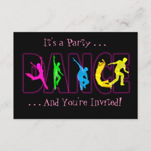 Tanz-Party Einladung