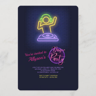 Tanz-Party Einladung