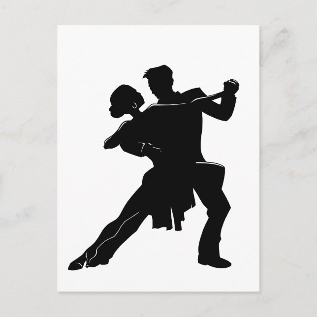 Tanz Postkarte (Vorderseite)