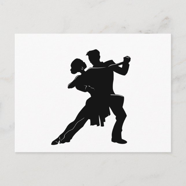 Tanz Postkarte (Vorderseite)