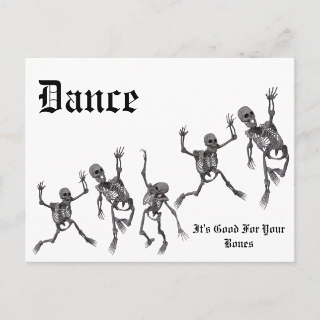 Tanz Postkarte (Vorderseite)