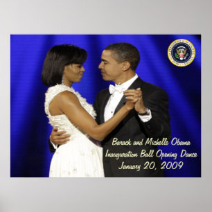 Tanz Präsidenten-Obama Inauguration Ball Opening Poster