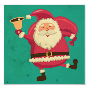 Tanz Santa Fotodruck