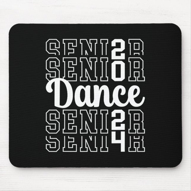 Tanz Senior 2024 Cl of 2024 Senior Dancer Mousepad (Vorne)