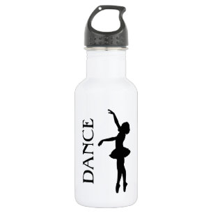 Tanz - Silhouette Ballerina Trinkflasche