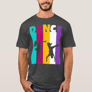 Tanz-Silhouette-Musik-Song-Bewegung-Rave-Party T-Shirt