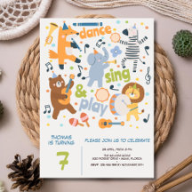 Tanz, sing und spiel Kindergeburtstag