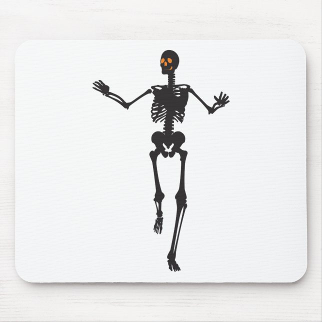 Tanz-Skelett Mousepad (Vorne)