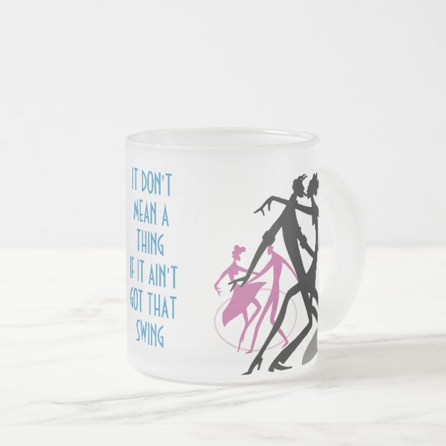 Tanz & Swing Mattglastasse (VorderseiteRechts)