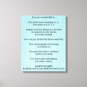 Tanz, Tänzer, Ballett, Hip Hop, Jazz, Gestochen, m Leinwanddruck