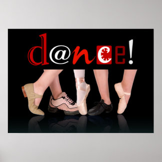 Tanz! - Tanzschuhe Poster