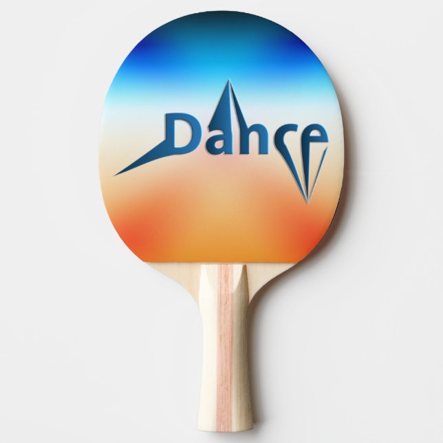 Tanz Tischtennis Schläger (Vorderseite)