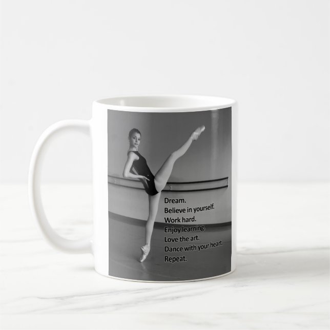 Tanz-Traumgeschenk für Tänzer Kaffeetasse (Links)