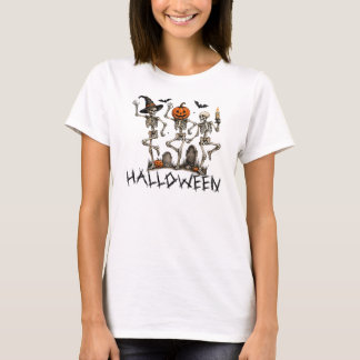Tanz Trio Skelett, Halloween-Party T-Shirt