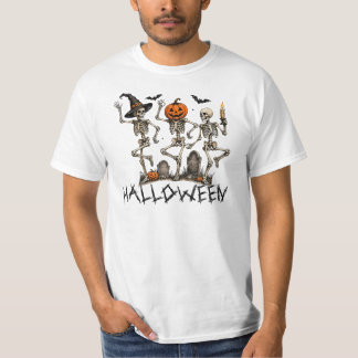 Tanz Trio Skelett, Halloween-Party T-Shirt