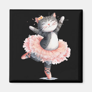 Tanz-Tutu-Katzenkostüm für Katzenliebhaber Magnet