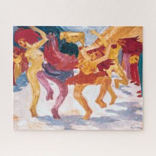 Tanz um das goldene Kalb Emil Nolde Puzzle