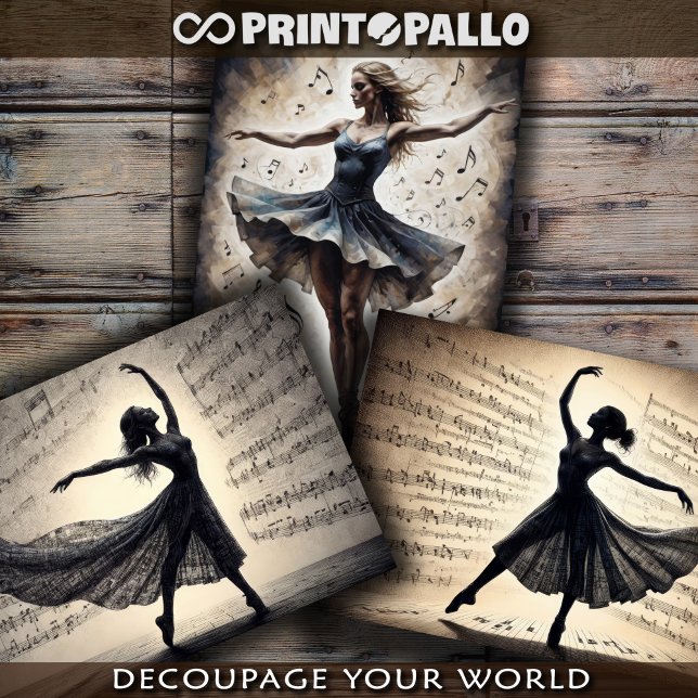 Tanz und Musik werden die Welt gerettet - Geschenkpapier Set (Von Creator hochgeladen)