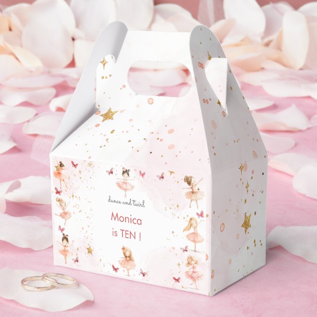 Tanz und niedliche Ballerina Ballett Kind Geburtst Geschenkschachtel (Hochzeit)
