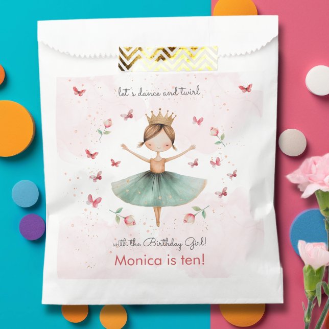Tanz und niedliche Ballerina Ballett Kind Geburtst Geschenktütchen (Von Creator hochgeladen)