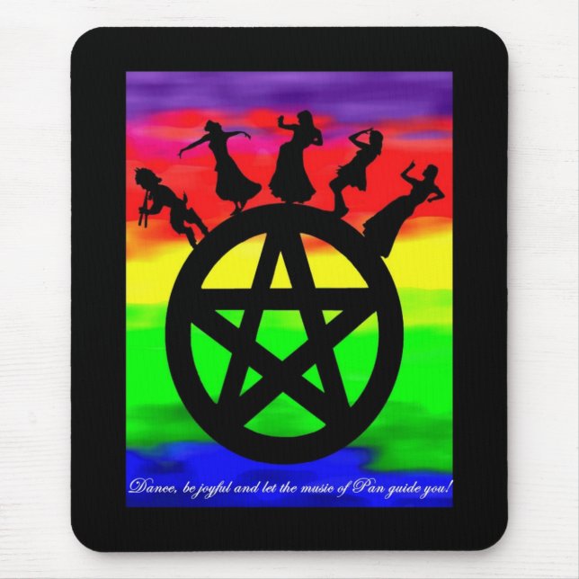 Tanz und sei fröhlich! mousepad (Vorne)