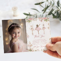 Tanz und wirbeln ballerina magisches Foto Danke