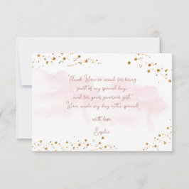 Tanz und wirbelnde Ballerina Geburtstag Dankeskarte