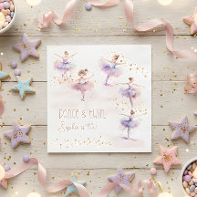 Tanz und wirbelnde Ballerina Geburtstag