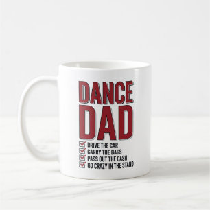 Tanz-Vater-Checkliste Vintage-Gravur-Design_1 Kaffeetasse