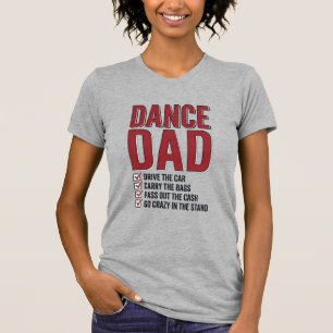 Tanz-Vater-Checkliste Vintage-Gravur-Design_1 T-Shirt