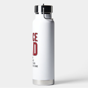 Tanz-Vater-Checkliste Vintage-Gravur-Design_1 Trinkflasche