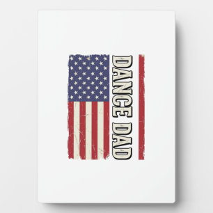 Tanz-Vater-Patriotisches-Vintage-Flag-Shirt-Design Fotoplatte
