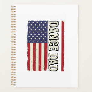 Tanz-Vater-Patriotisches Vintage-Flag-Shirt-Design Planer