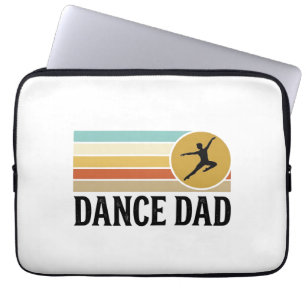 Tanz-Vater Vintage Retro Gravur Shirt Design_1 Laptopschutzhülle