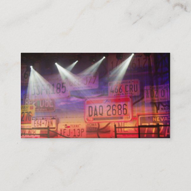 Tanz Visitenkarte (Rückseite)