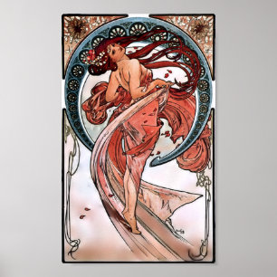 Tanz von Alfons Mucha 1898 Poster