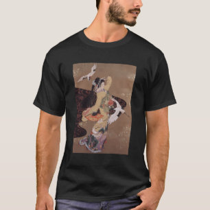 Tanz von Kranen japanische Retro Art T-Shirt