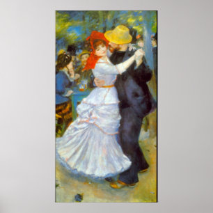 Tanz von Pierre Renoir in Bougival Poster