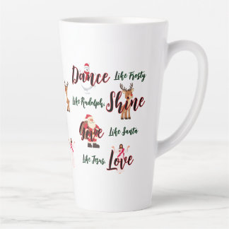 Tanz wie frostige Liebe wie Jesus Tasse