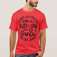 Tanz wie Frosty Shine Rudolph geben Santa Liebe Je