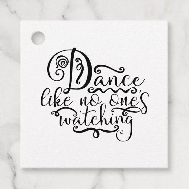 Tanz wie keine, die tanzende Königin gucken Geschenkanhänger (Vorderseite)