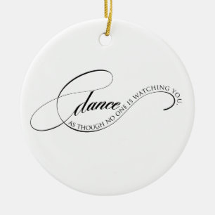 Tanz wie man schaut Schmuck zu Keramik Ornament