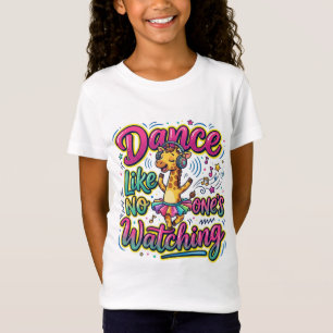 Tanz-wie-nachtschwärmer Süße-Giraffe-T-Shirt T-Shirt