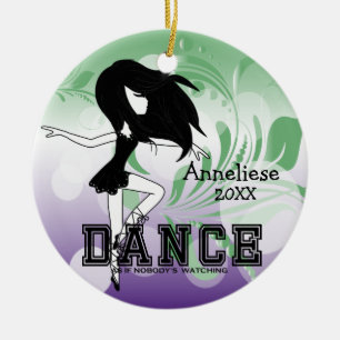 Tanz wie niemand passt auf keramik ornament