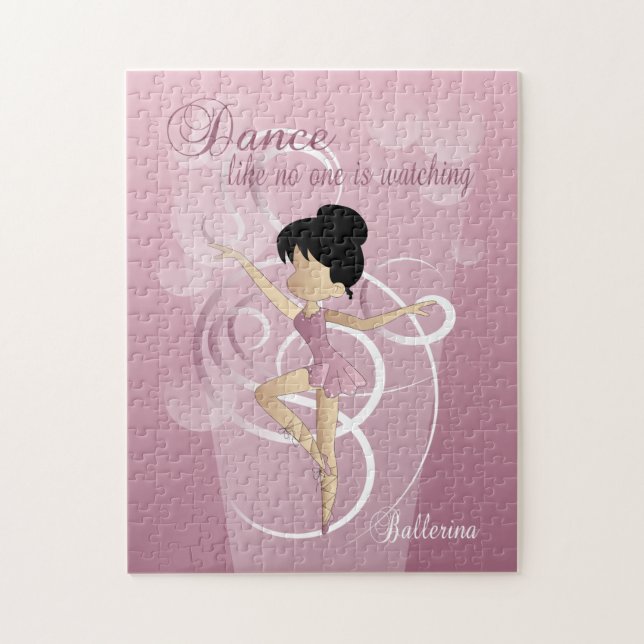 Tanz wie niemand sieht Ballerina Puzzle (Vertikal)