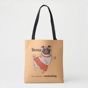 Tanz wie niemand sieht Mops Girl zu