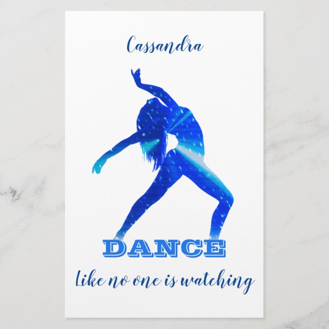 Tanz - Wie niemand sieht Stationery Briefpapier (Vorderseite)