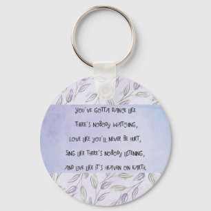 Tanz wie niemand zusieht schlüsselanhänger