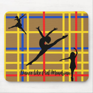 Tanz wie Piet Mondrian Moderne Kunst Mousepad